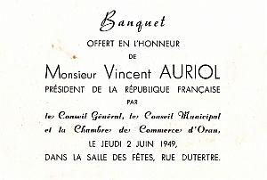 Oran et Algerie documents divers 1309